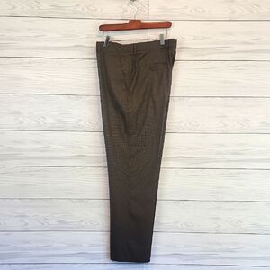 Perry Ellis Portfolio Flex Stretch Dress Pants - Brown Mens Size 38" X 32"